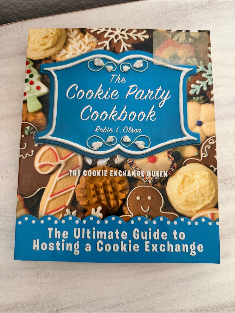 The Cookie Party Cookbook by - Blue Cover
